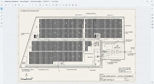 Solar hybrid mini-grid technical architecture